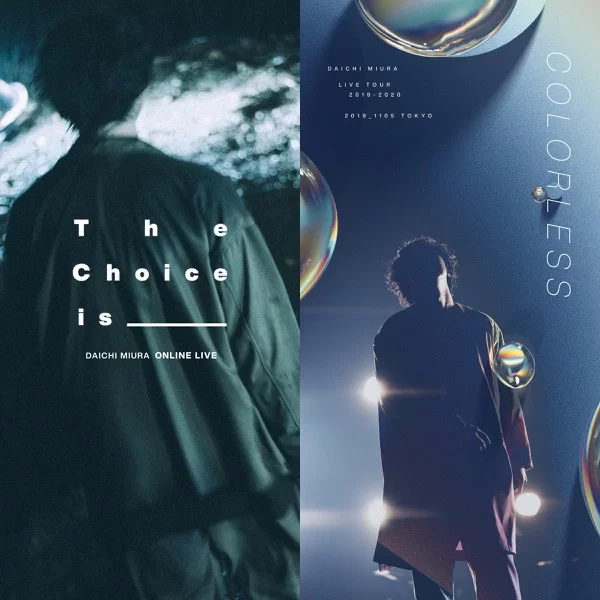 DAICHI MIURA LIVE COLORLESS / The Choice is _____のジャケット